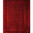 Nappe rouge geometrique